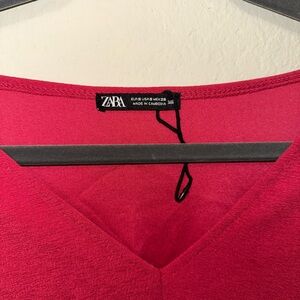 Zara pink longsleeve dress